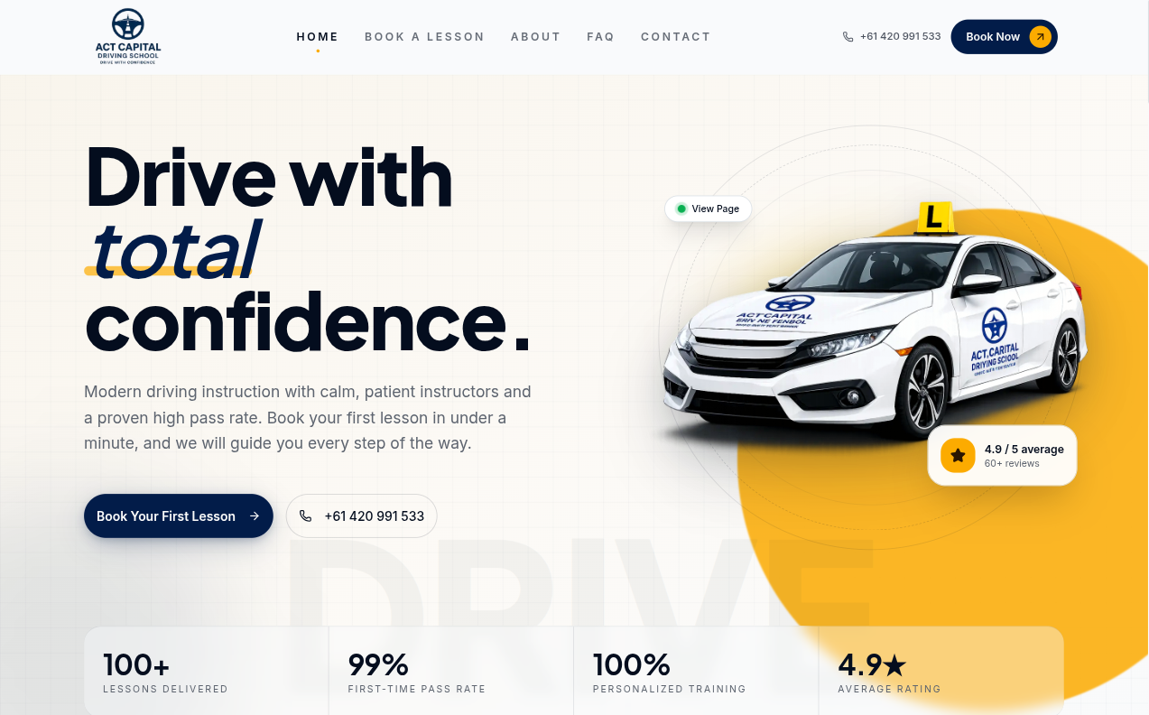 ACT Capital Driving School